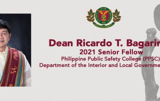 UPOU-FEd Dean Ricardo T. Bagarinao conferred as 2021 Senior Fellow by PPSC, DILG
