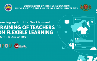 UPOU Equipped over 1000 HEI Teachers to be Lead Trainers on Flexible Learning