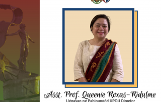 Ugnayan ng Pahinungód UPOU welcomes its new Director