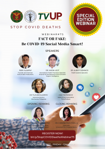 Webinar #75 “FACT OR FAKE: Be COVID-19 Social Media Smart!”