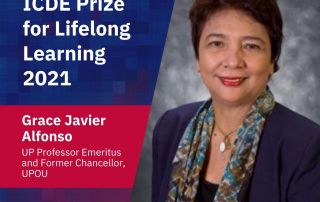 UP Professor Emeritus and UPOU Former Chancellor Wins ICDE Prize for Lifelong Learning 2021