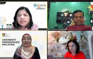 Prof. Juvy Lizette Gervacio moderated the Q and A forum of the Special Session on Artificial Intelligence