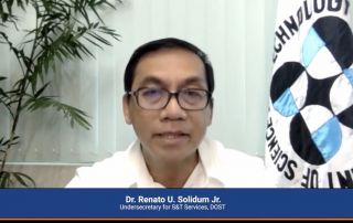 Dr. Solidum was SyenSaya 2021's guest speaker.