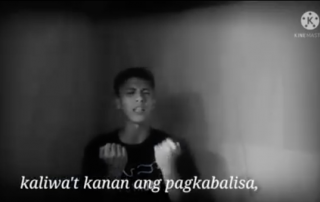 Mr. Bryan Edward Ramilo from the La Consolacion College, Tanauan, Batangas, won first place on the Spoken Word Poetry Contest.