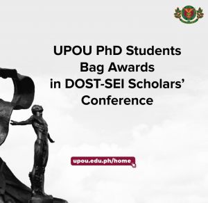 UPOU PhD Students Bag Awards in DOST-SEI's Scholars' Conference