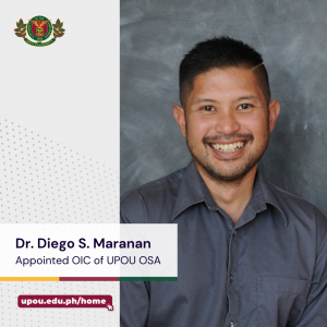 Dr. Diego Maranan is OIC of UPOU OSA