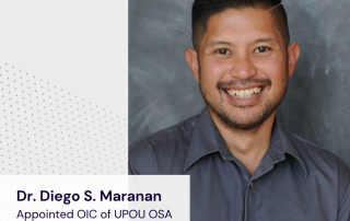 Dr. Diego Maranan is OIC of UPOU OSA