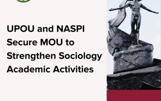 UPOU and NASPI Secure MOU to Strengthen Sociology Academic Activities