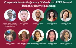 FED Congratulates Fifteen LEPT Passers from UPOU
