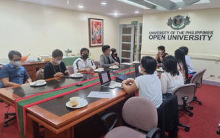 UPOU Welcomes Visitors from the University of Batangas