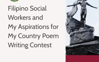 Filipino Social Workers and My Aspirations for My Country Poem Writing Contest