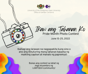 UPOU highlights stories of support, love, and acceptance in Ikaw ang Tahanan Ko: Pride Month Photo Contest