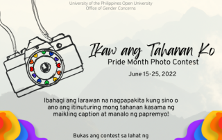 UPOU highlights stories of support, love, and acceptance in Ikaw ang Tahanan Ko: Pride Month Photo Contest