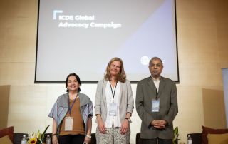 Photo from left to right: Dr. Melinda dP. Bandalaria, Torunn Gjelsvik and Prof. Dato Ansary