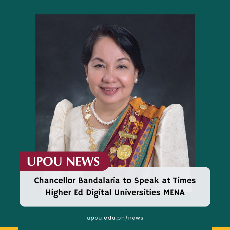 Chancellor Bandalaria to Speak at Times Higher Ed Digital Universities