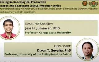 7th SEPLS Webinar Shares Assessment of Flora-Fauna Assemblages in Satoyama-Satoumi Landscapes of Butuan City