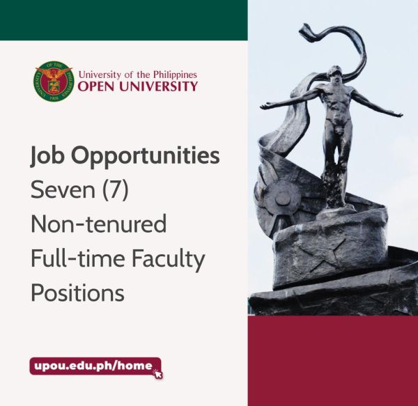 Job Opportunities Seven (7) Non-tenured Full-time Faculty Positions