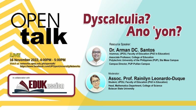 Open Talk 28_Dyscalcula Ano yon