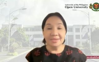 Dr. Melinda dP. Bandalaria, UPOU Chancellor and Professor, tackled components of digital inclusion, situated a digital inclusion indicator in the country in relation to other countries, and recommended a model of the Philippine eCenter of the Future towards digital inclusion in the 17th Knowledge Exchange Conference.