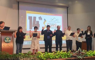 Dr. Bandalaria led the new officers of LBSCFI in their oath of service.