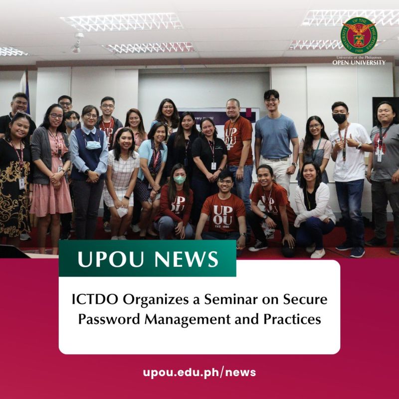 ICTDO Organizes a Seminar on Secure Password Management and Practices