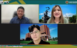 Top-Left to Bottom: Dr. Ricardo Bagarinao, Asst. Prof. Mari Anjeli Castillo, and Dr. Reinald Pugoy