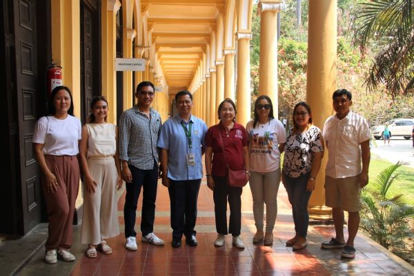 CODEPP Founding Members pose for a photo with the Dean of MMSU College of Teacher Education, Dr. Aris Reynold V. Cajigal [center]