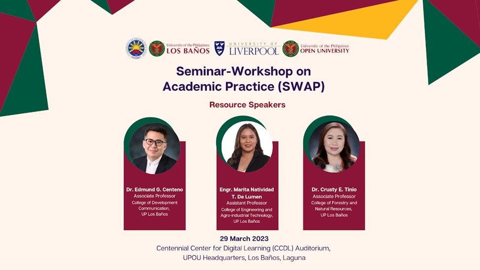 FEd Conducts a Seminar-Workshop on Academic Practice (SWAP ...