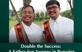 Double the Success: A Father-Son Journey in Pursuing Higher Learning Together