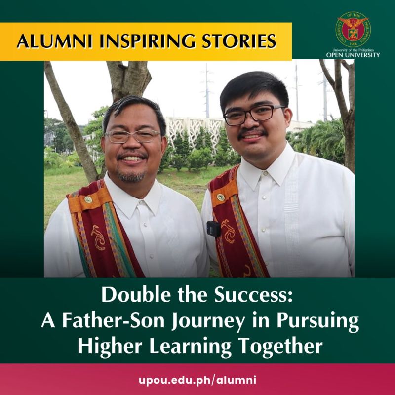 Double the Success: A Father-Son Journey in Pursuing Higher Learning Together