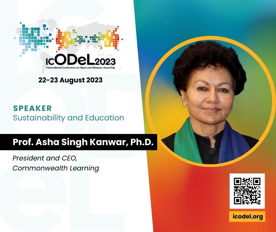 President and CEO of Commonwealth of Learning to Speak at ICODeL 2023 ...