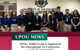 UPOU, SEARCA Link to Implement the International Tri-Conference on 22-25 August 2023