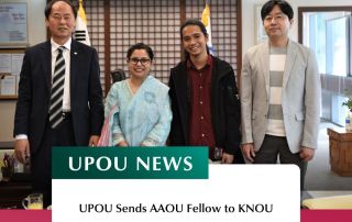 UPOU Sends AAOU Fellow to KNOU