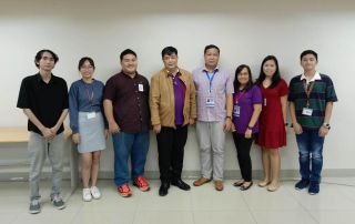(L-R) USC Councilor Andrei Angelo Canlas, USC Councilor Ma. Dangiela Javier, USC Chairperson Isaiah Athanasius Crisanto, CSC Assistant Commissioner Ariel Ronquillo, ERPO Director IV Prisco Rivera, Jr., ERPO Staff Mylene Muyano, UPOU OSA Director Ria Mae Borromeo, and USC Councilor Harvy Josh Pitargue