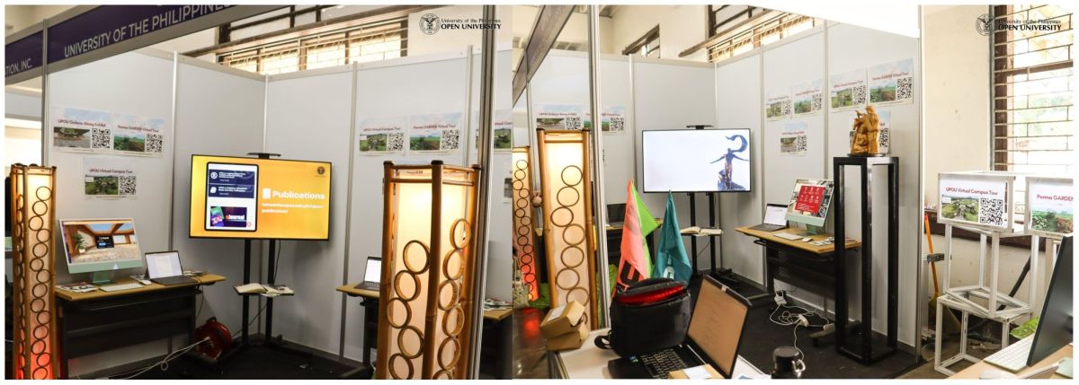 UPOU Showcases Virtual Reality Projects in SyenSaya Booth