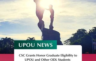 CSC Grants Honor Graduate Eligibility to UPOU and Other ODL Students (1)