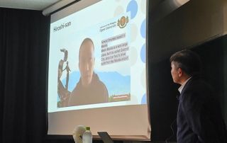 FICS Adjunct Professor Hiroshi Taniguchi sharing his insights through a recorded video