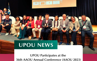 UPOU Participates at the 36th AAOU Annual Conference (AAOU 2023)