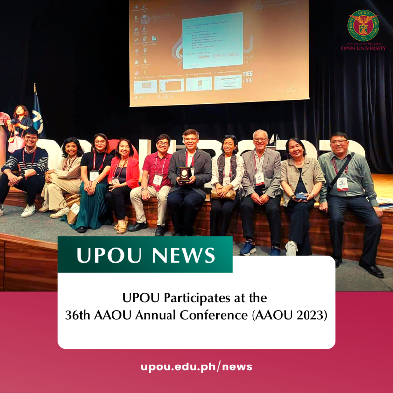 UPOU Participates at the 36th AAOU Annual Conference (AAOU 2023)