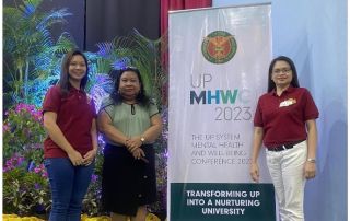 UP Open University representatives during the event.