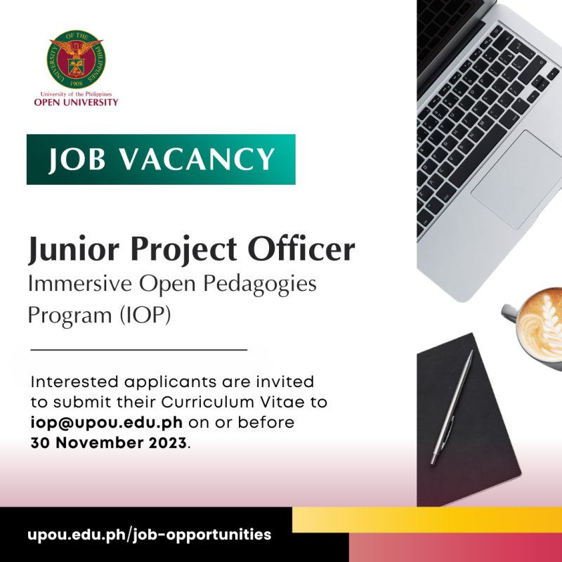 UPOU Job Vacancies 2023-9