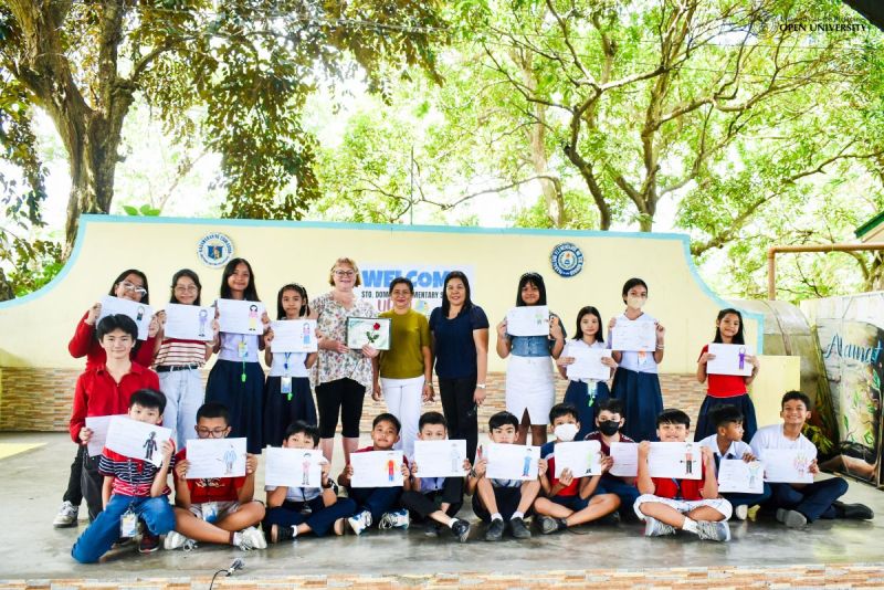 UPOU-FMDS Organizes a Storyline Workshop to Sto. Domingo Elementary School Students