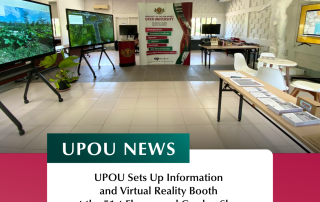 UPOU Sets Up Information and Virtual Reality Booth at the 51st Flower and Garden Show