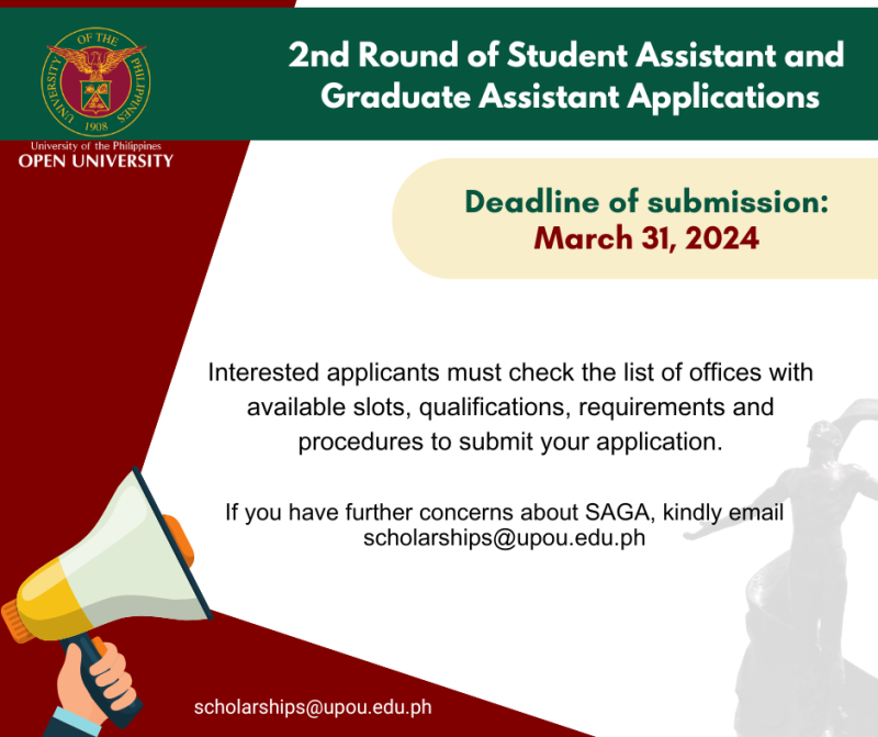 Call for Student Assistants
