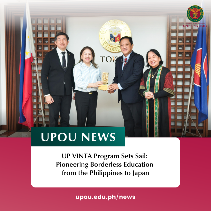 UP VINTA Program Sets Sail Pioneering Borderless Education from the Philippines to Japan