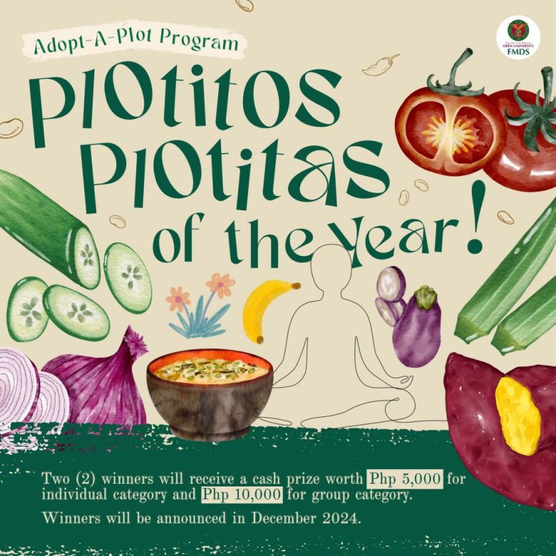 UPOU-FMDS launches the Plotitos-Plotitas of the Year Award as part of the FMDS Adopt-A-Plot Program