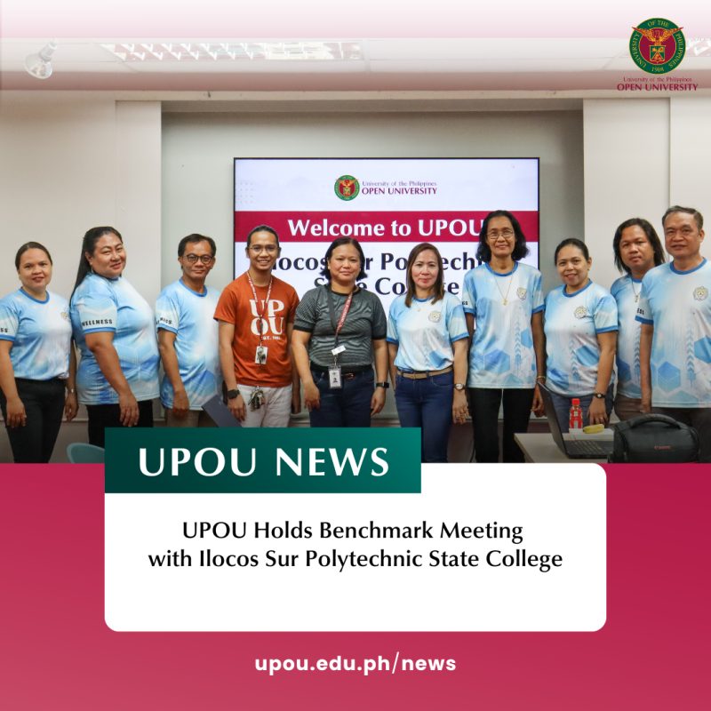 UPOU Holds Benchmark Meeting with Ilocos Sur Polytechnic State College