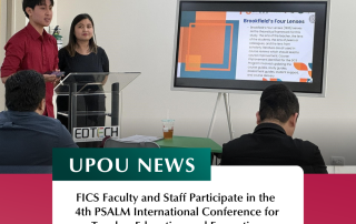 FICS Faculty and Staff Participate in the 4th PSALM International Conference for Teacher Education and Formation