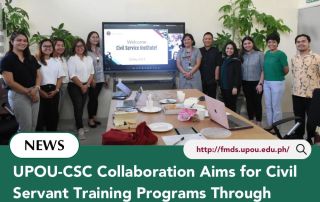UPOU-CSC Collaboration Aims for Civil Servant Training Programs Through Micro-Credentialing in Alignment with SDGs 8 and 17