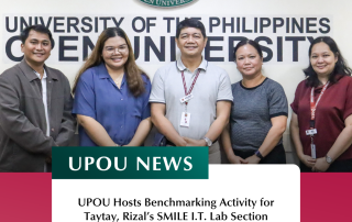 UPOU Hosts Benchmarking Activity for Taytay, Rizal’s SMILE I.T. Lab Section